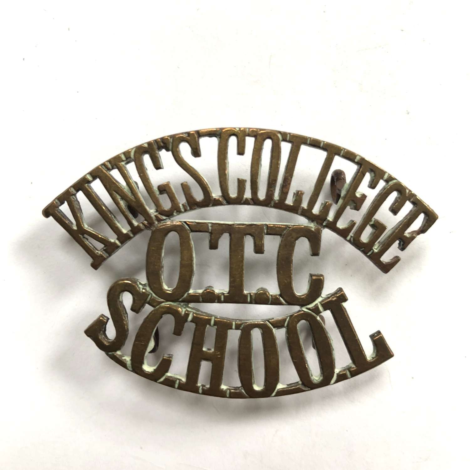 KING'S COLLEGE / OTC / SCHOOL Wimbledon shoulder title