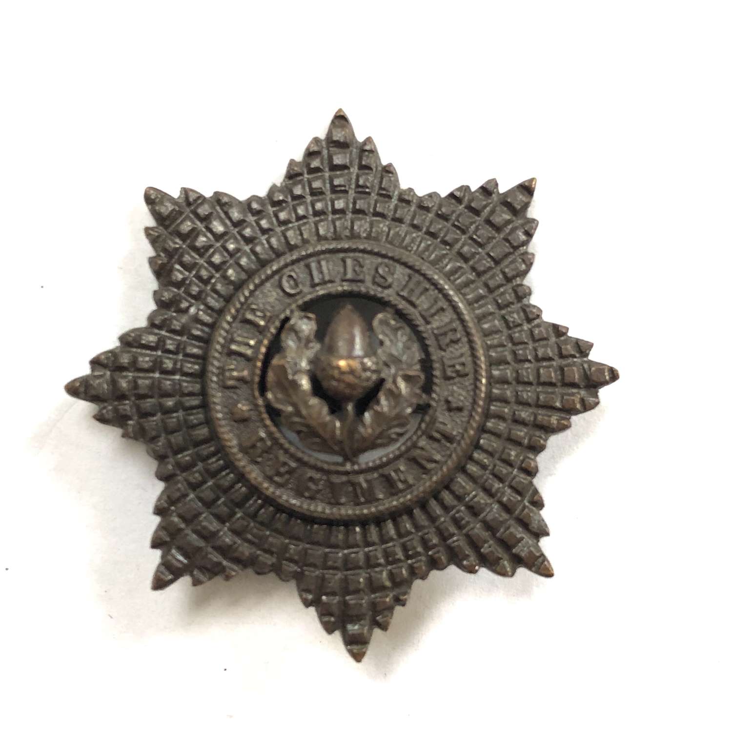 Cheshire Regiment post 1922 OSD cap badge