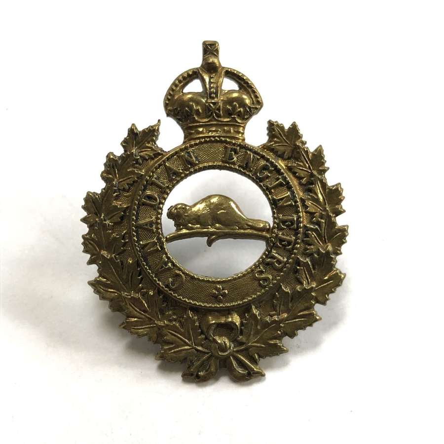 Canadian Engineers 1917 cap badge by Roden Bros Ld, Toronto