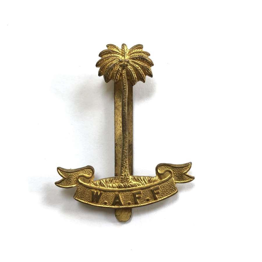 West African Frontier Force Officer's cap badge circa 1897-1928