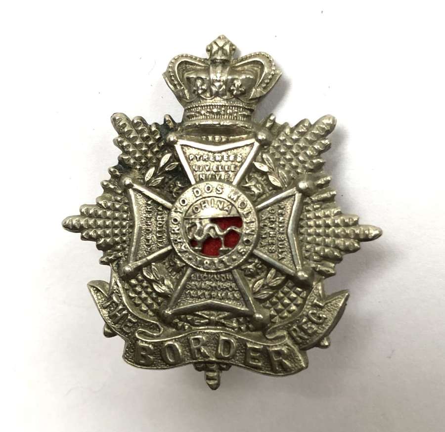 Border Regiment Victorian cap badge circa 1896-1901