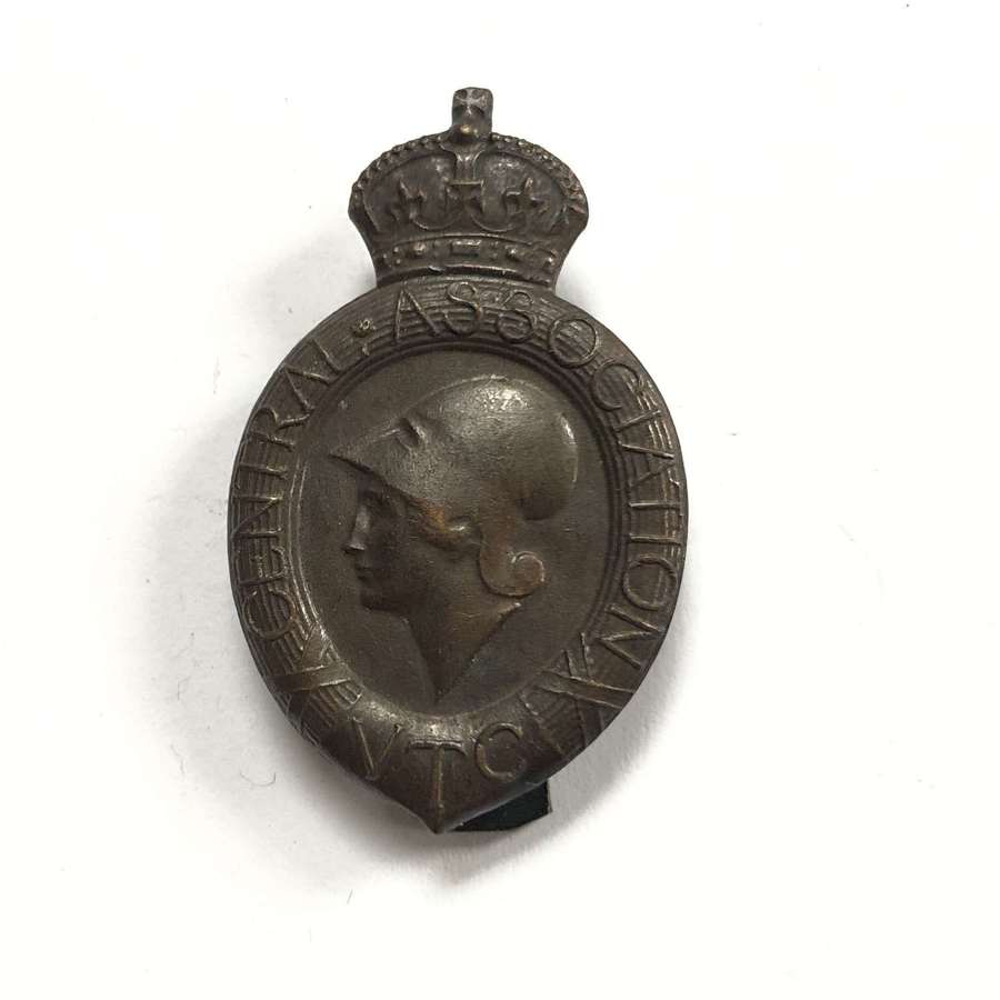 VTC Central Association WW1 cap badge by Fattorini & Sons, Bradford