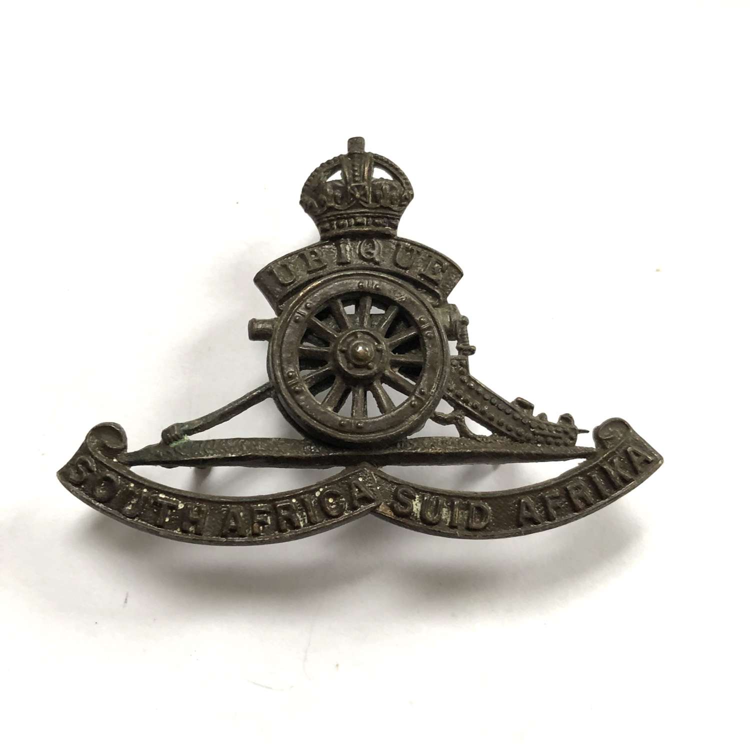 South African Artillery cap badge
