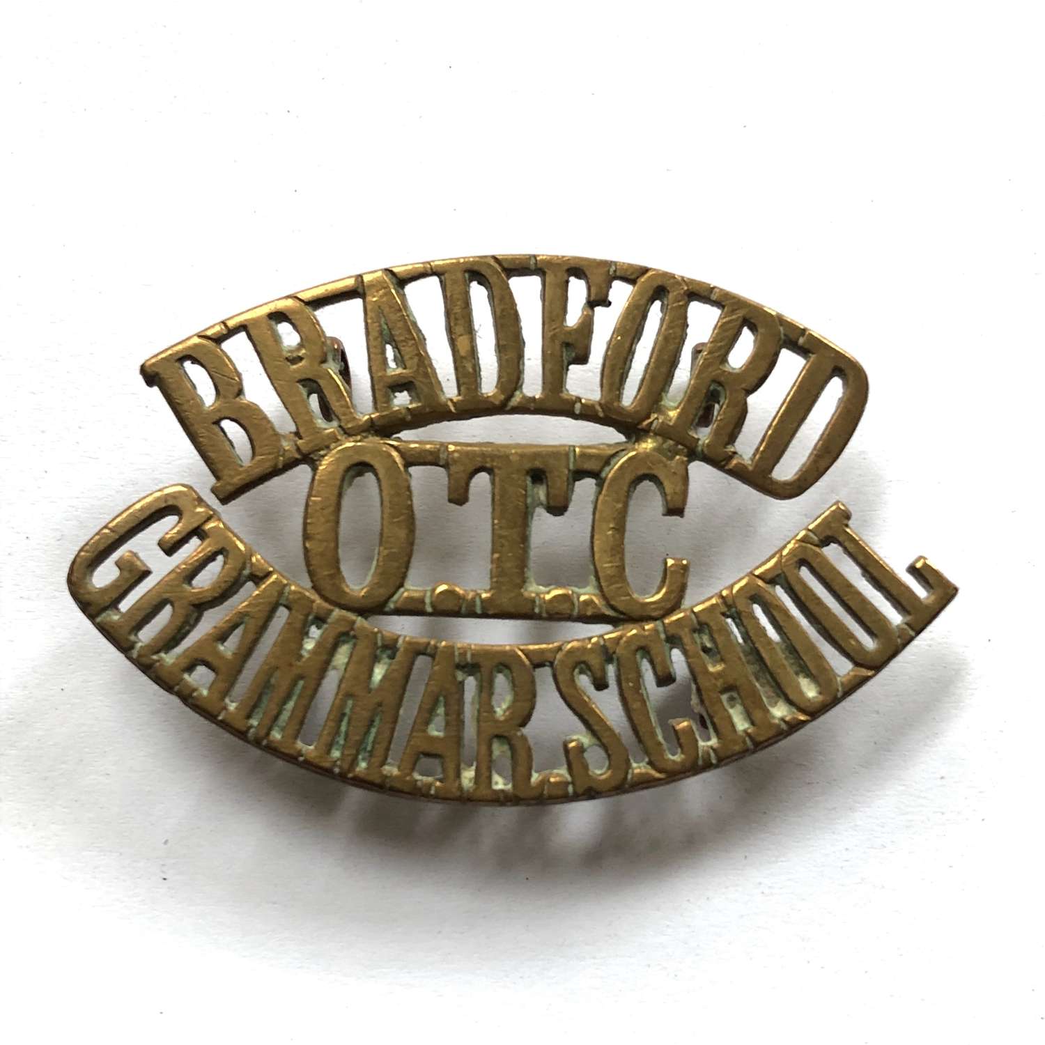 BRADFORD / OTC / GRAMMAR SCHOOL shoulder title c1908-40