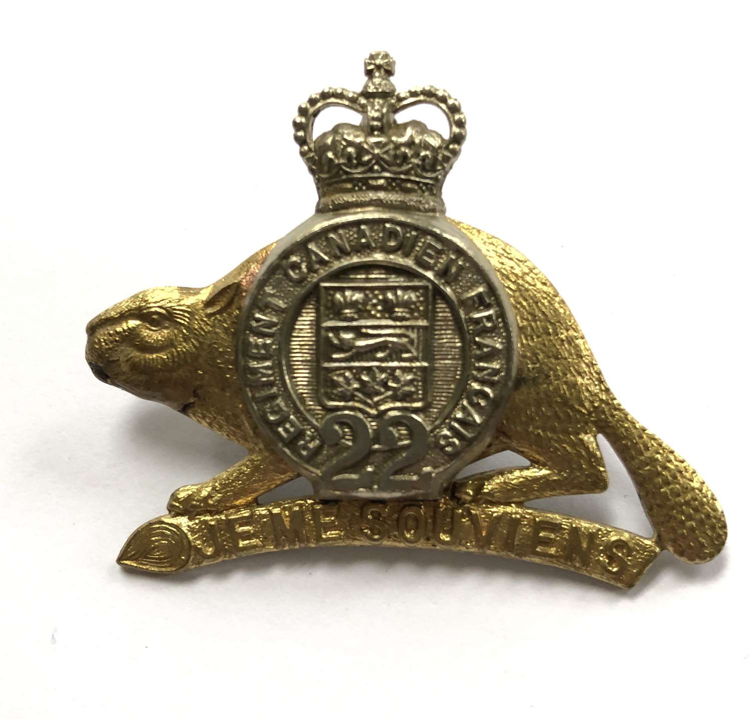 Canada. Royal 22nd Regiment post 1953 cap badge