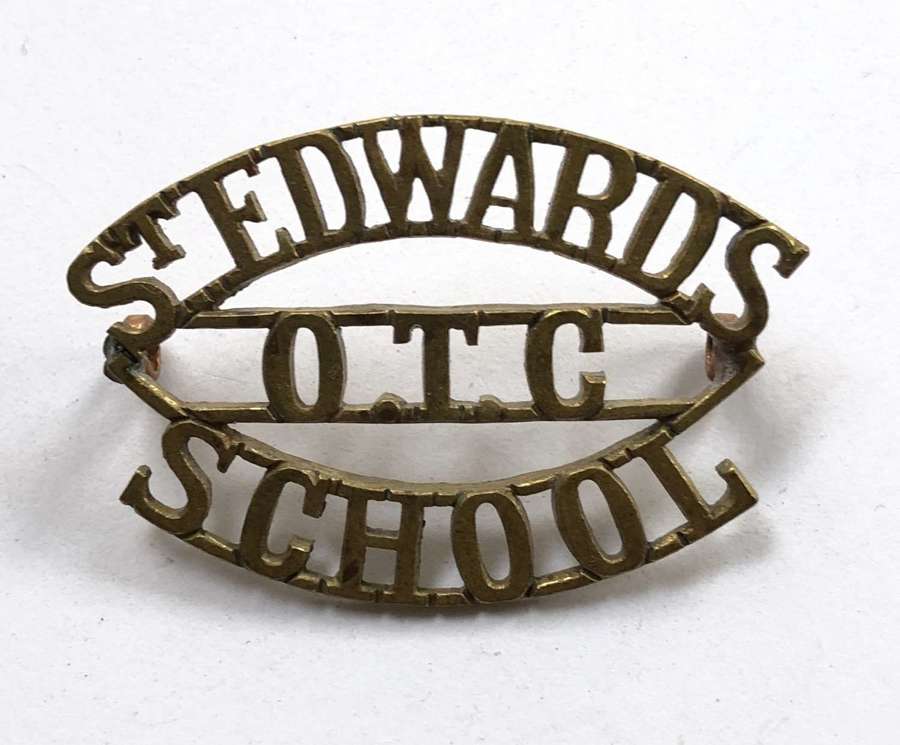 ST.EDWARD'S / OTC / SCHOOL shoulder title