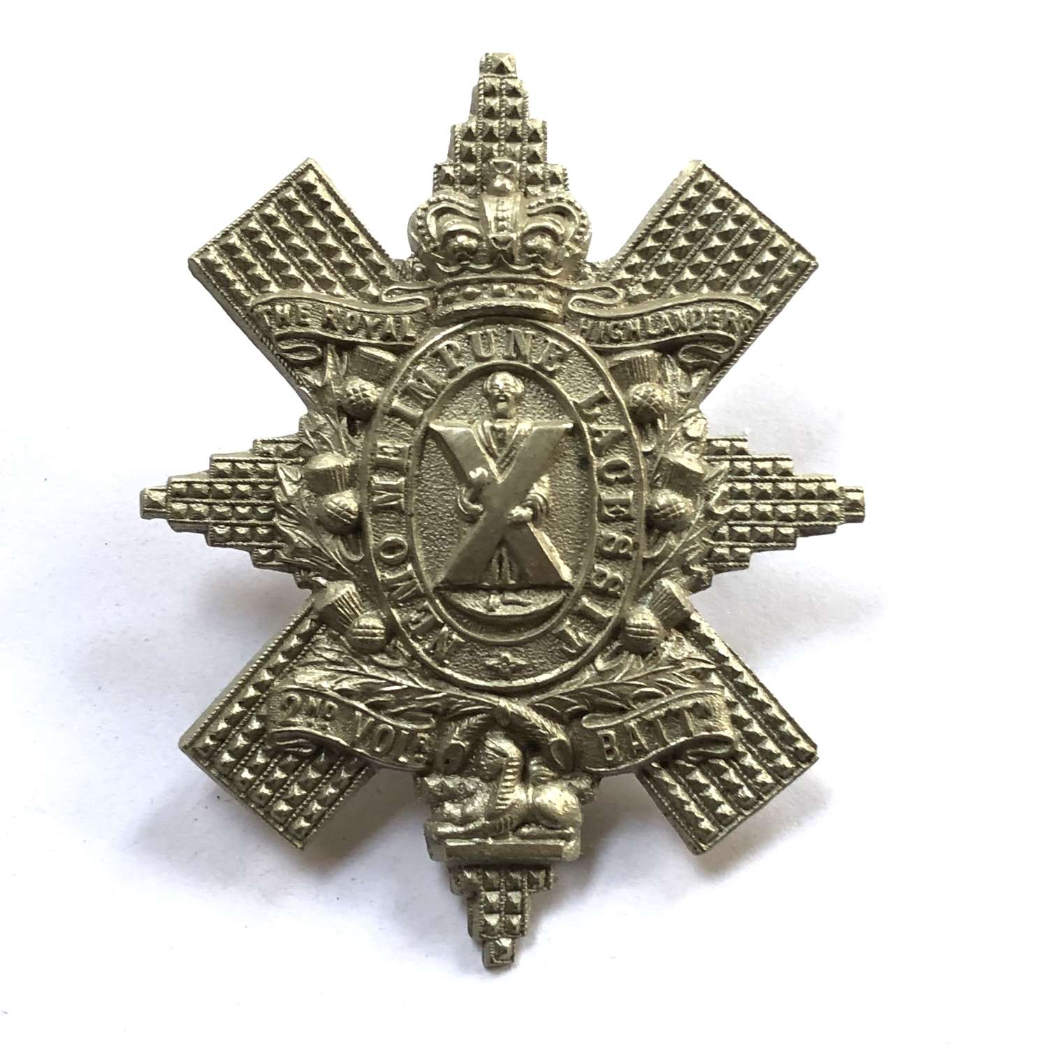2nd VB Royal Highlanders, Black Watch Victorian glengarry badge