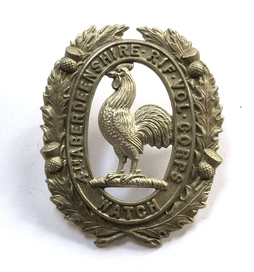 4th Aberdeenshire Rifle Volunteer Corps Victorian glengarry badge