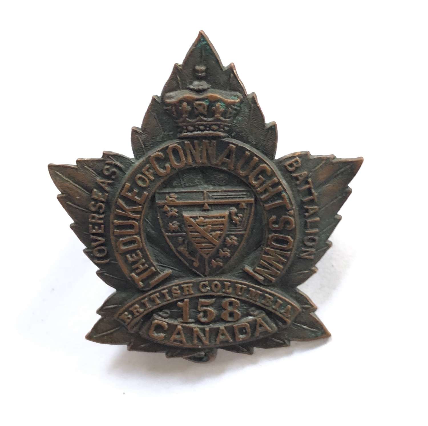 Canada. 158th Bn CEF WWI cap badge by O.B. Allan