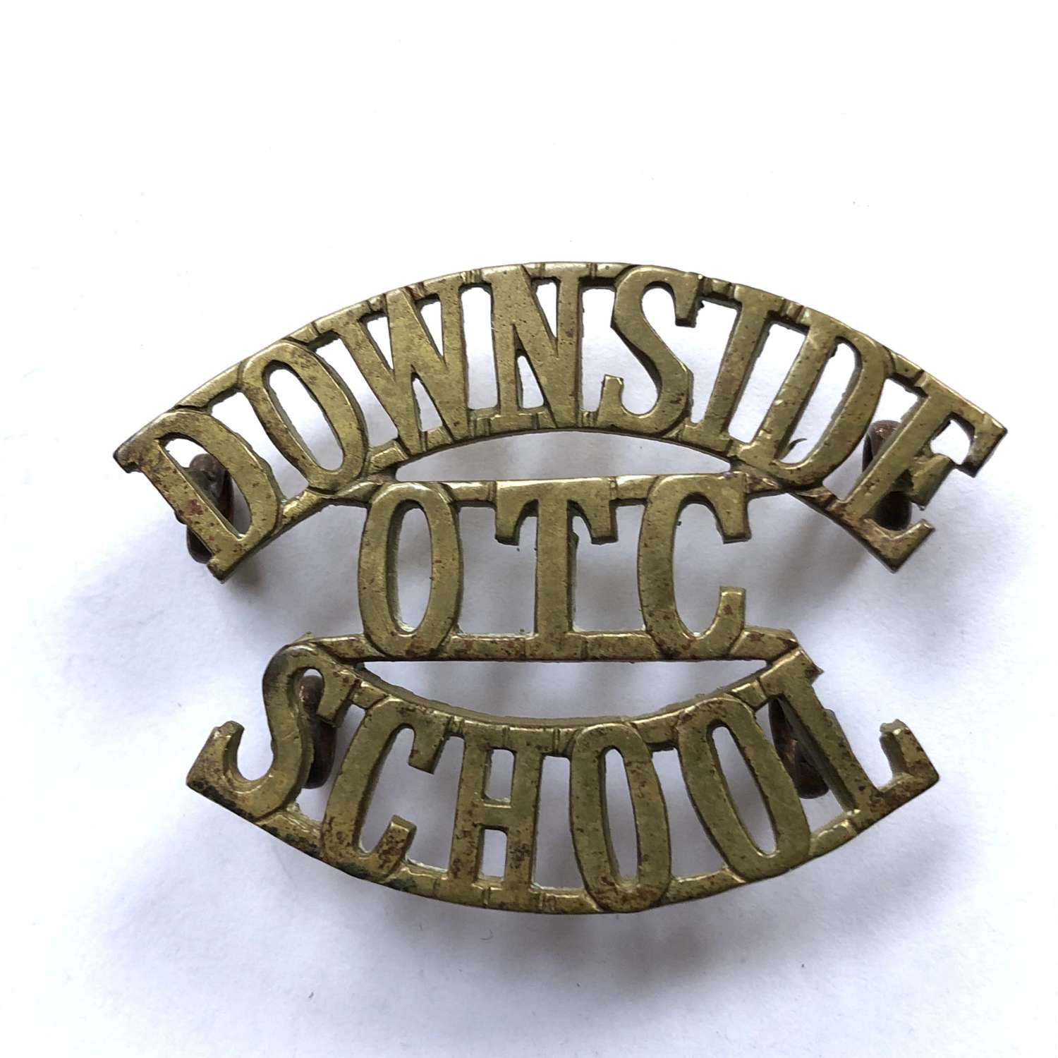 DOWNSIDE / OTC / SCHOOL Bath shoulder title circa 1908-40