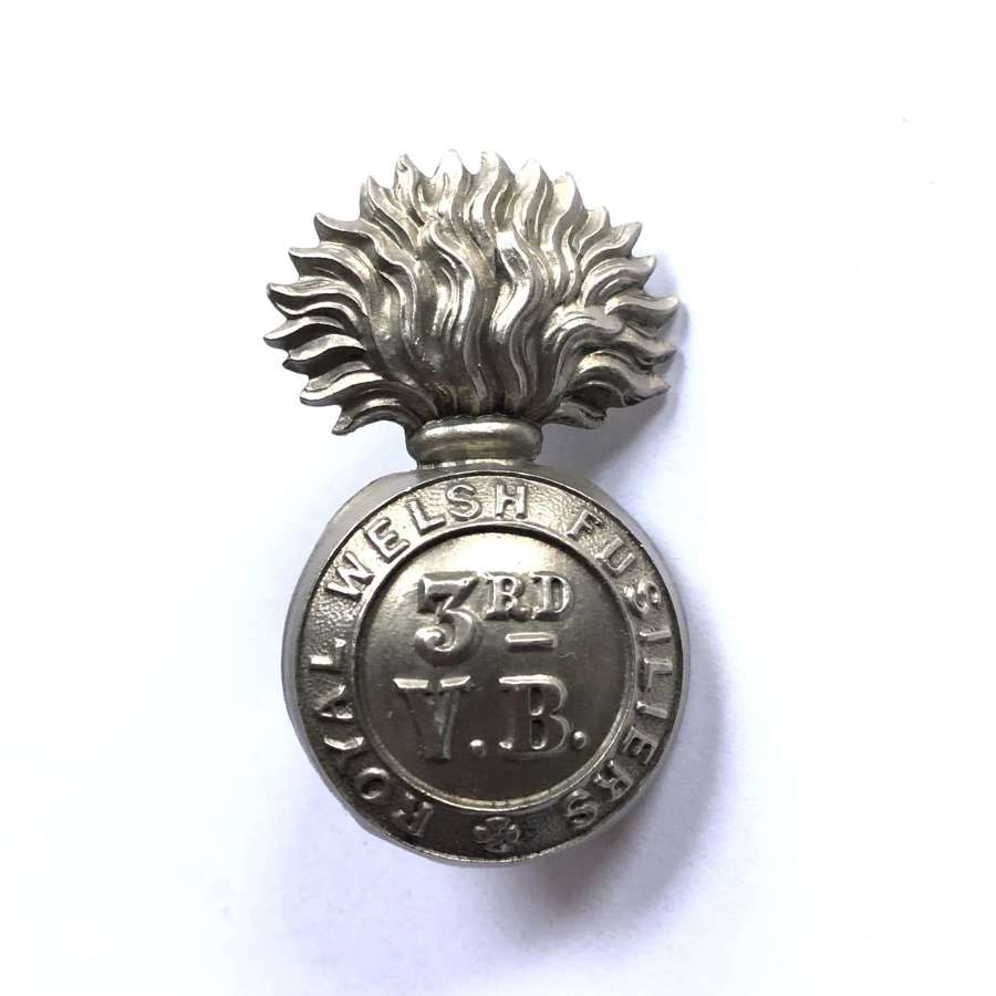 3rd (Glamorgan) VB Welsh Regiment cap badge circa 1896-1908