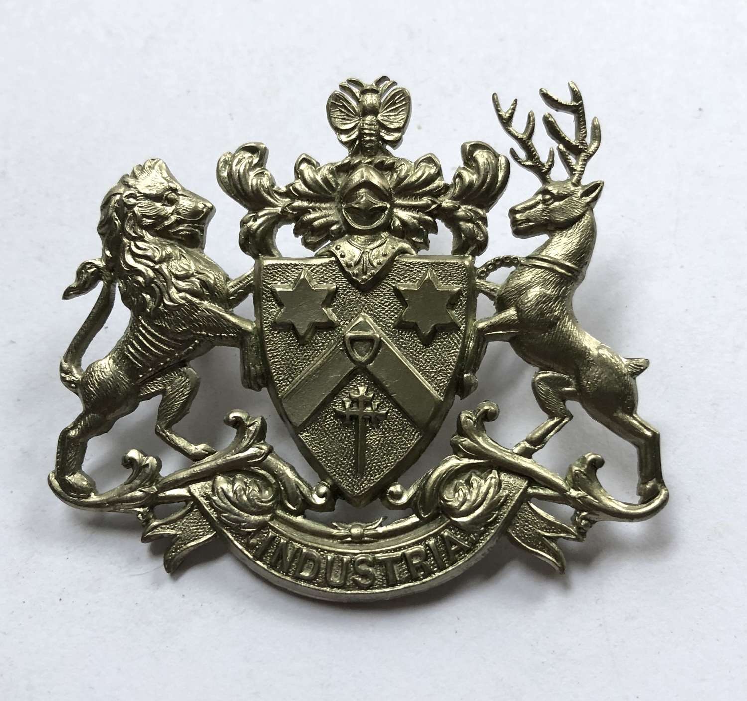 Fettes College OTC, Edinburgh post 1908 cap badge