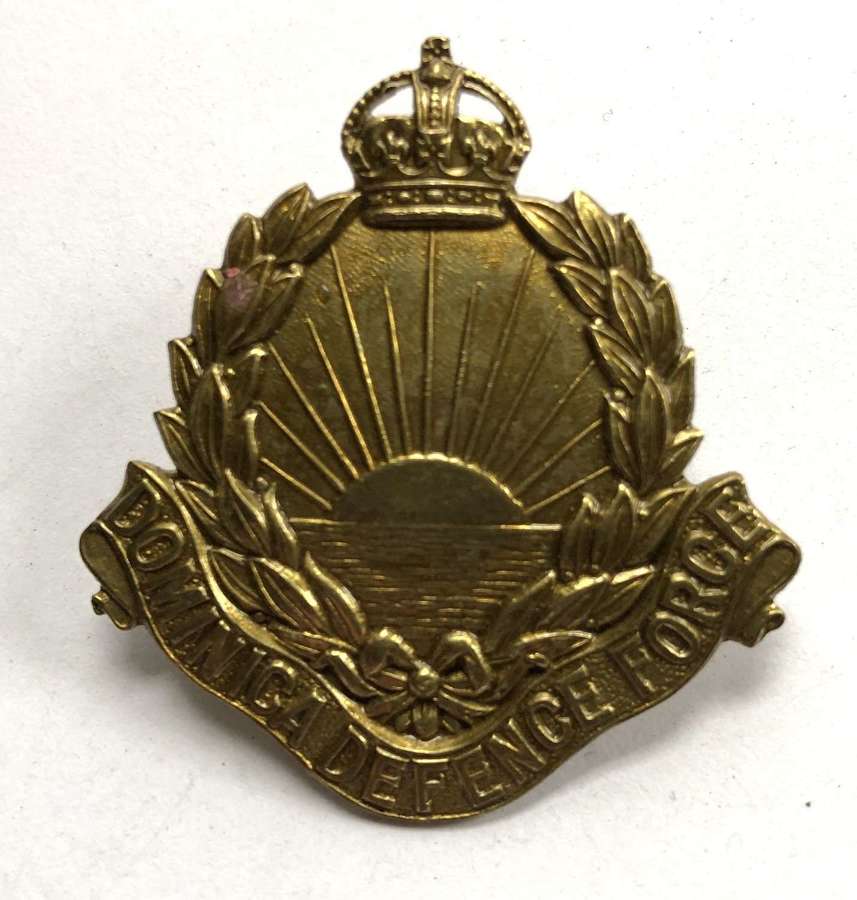 Dominica Defence Force cap badge circa 1913-45