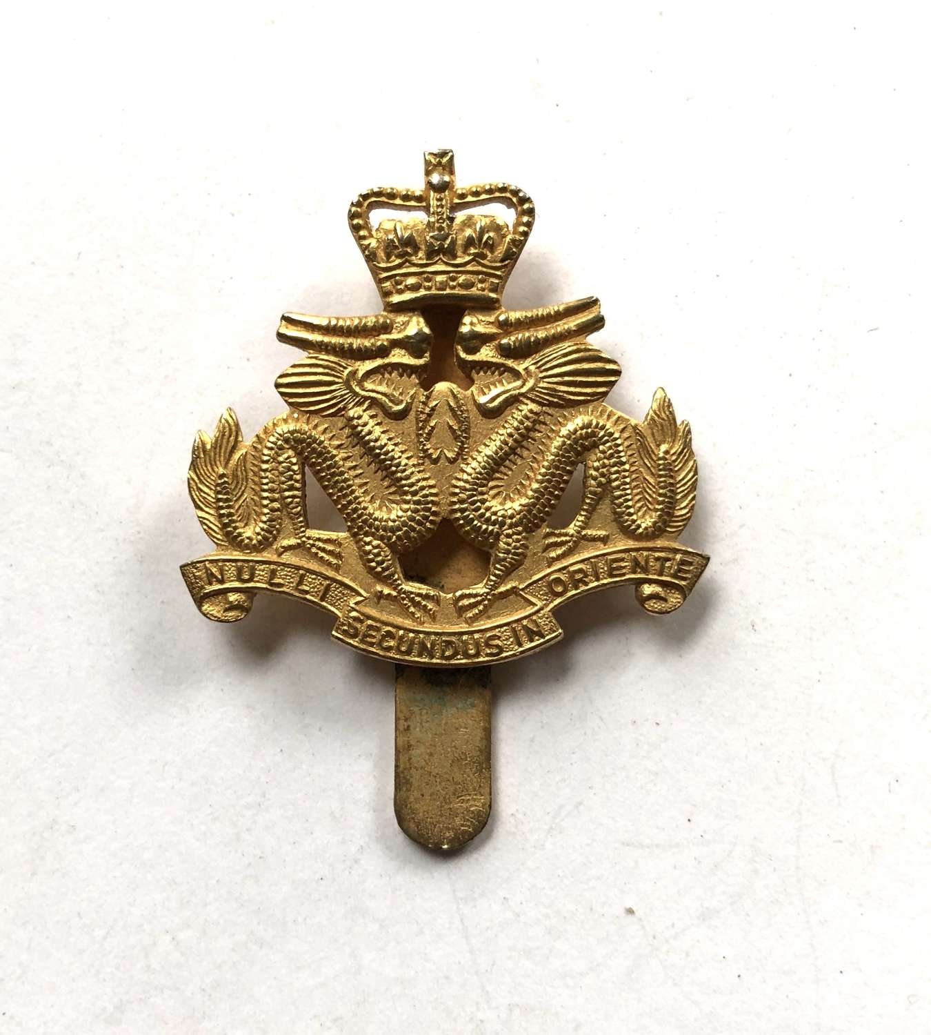 Royal Hong Kong Regiment Officer's beret badge c1977-95