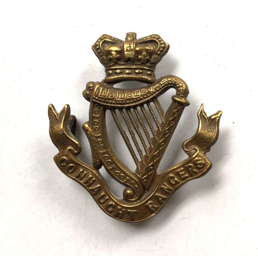 Connaught Rangers Victorian cap badge C1896-1901