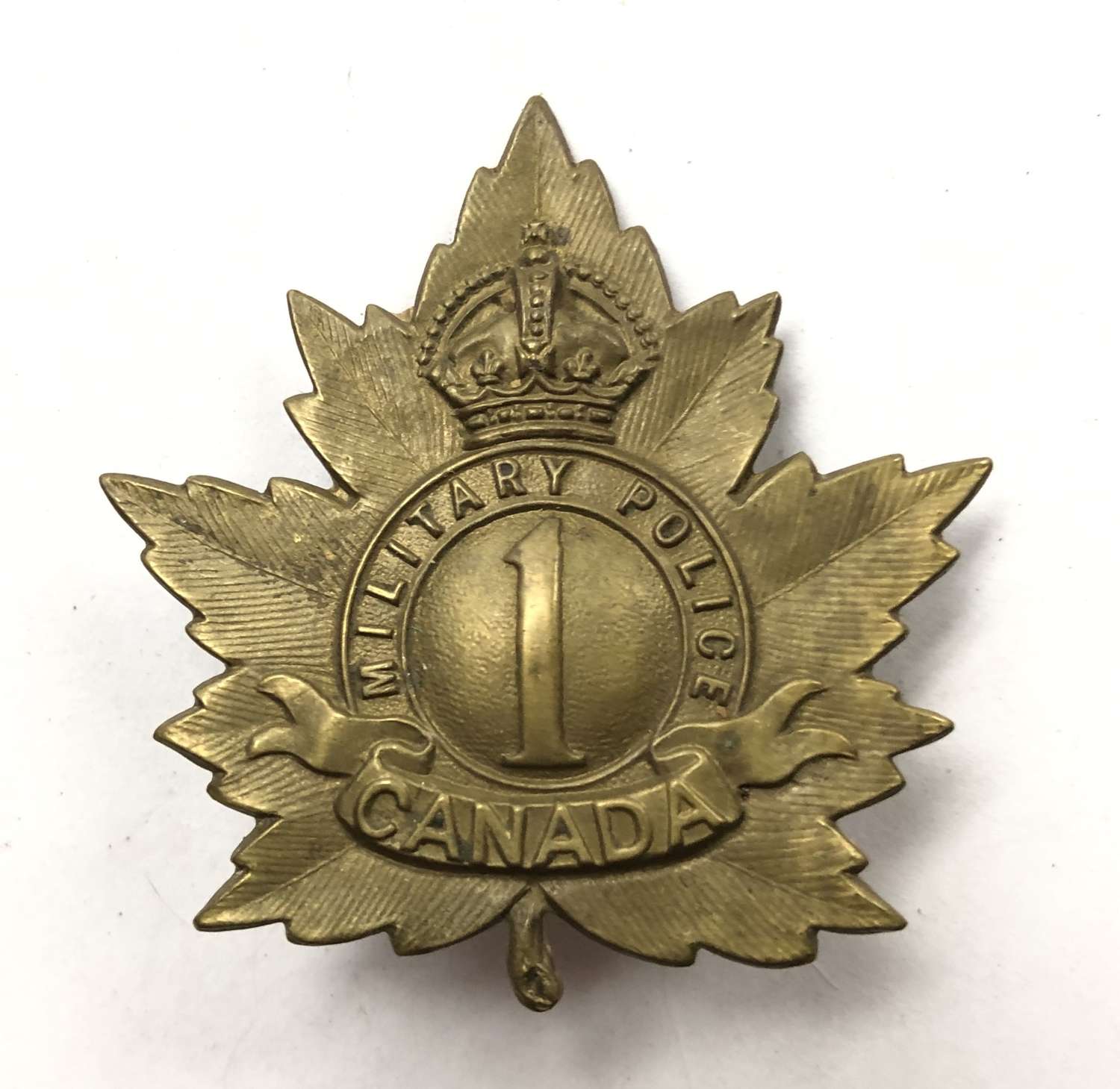 Canada. 1st Detachment Military Poilce CEF WWI cap badge