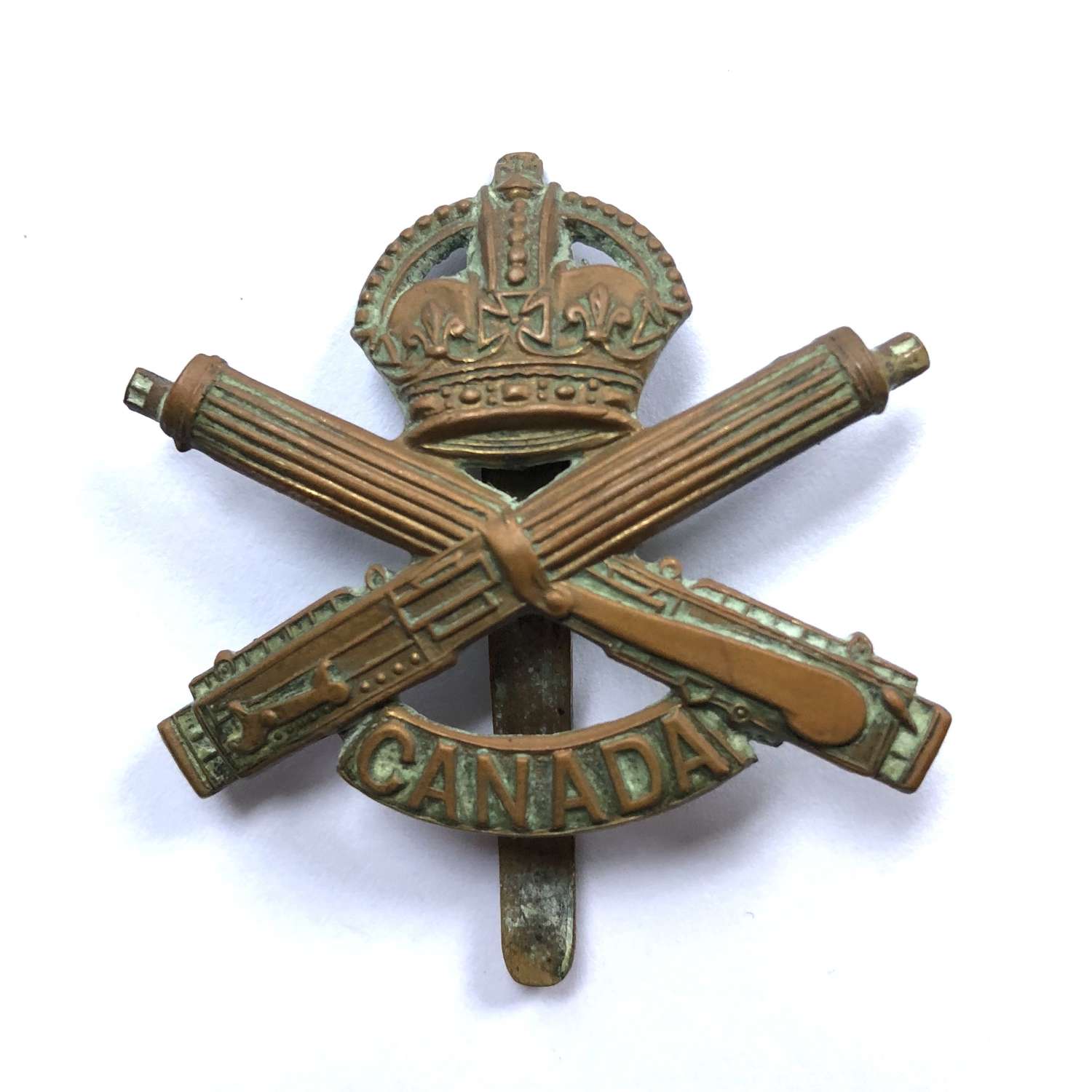 Canadian Machine Gun Corps WW1 cap badge