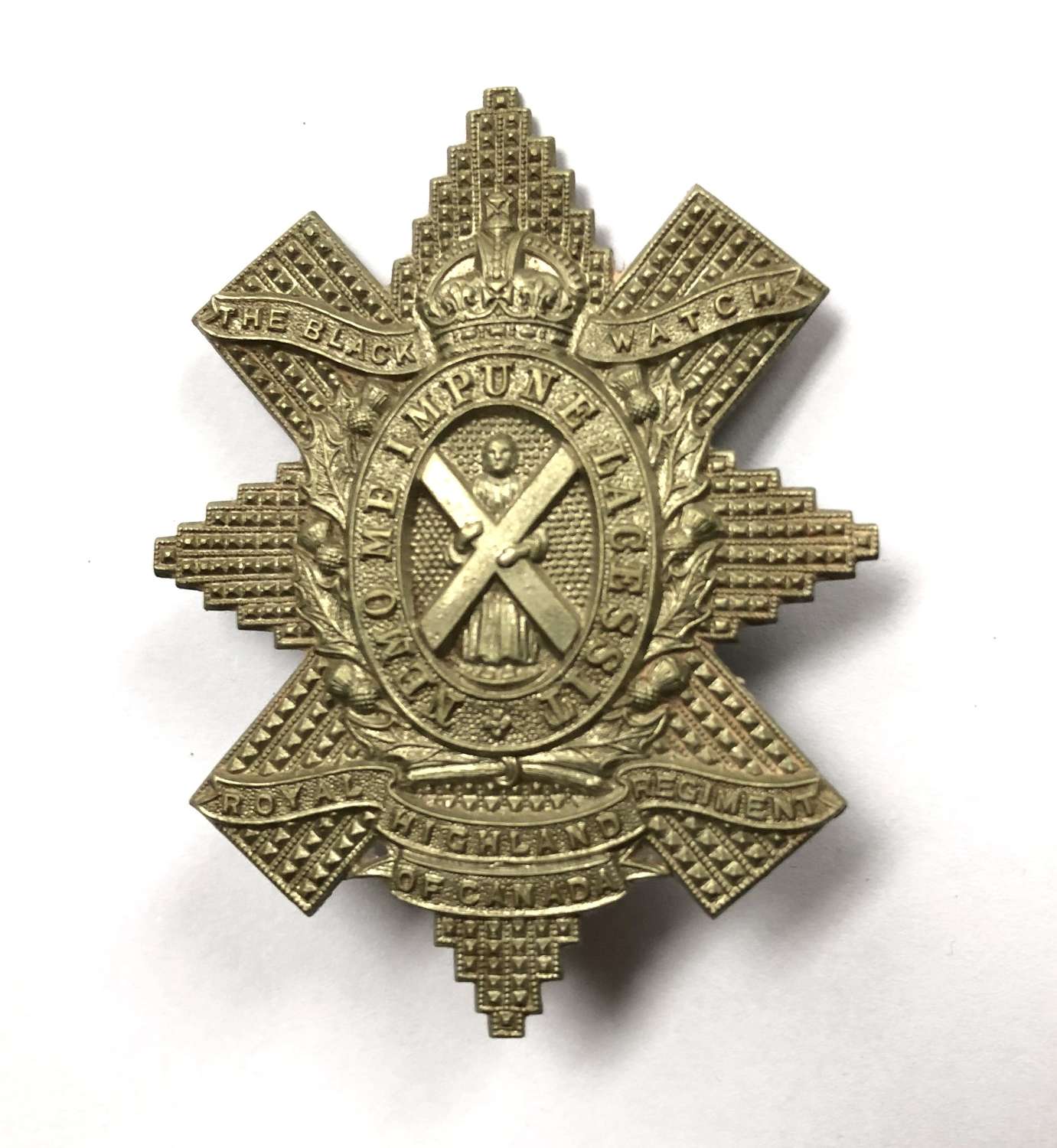 1939 Black Watch of Canada WW2 glengarry badge