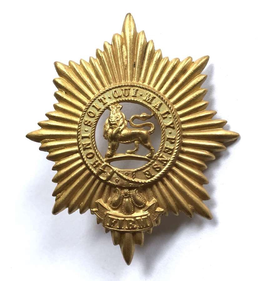 Worcestershire Regiment Victorian glengarry badge c1890-95