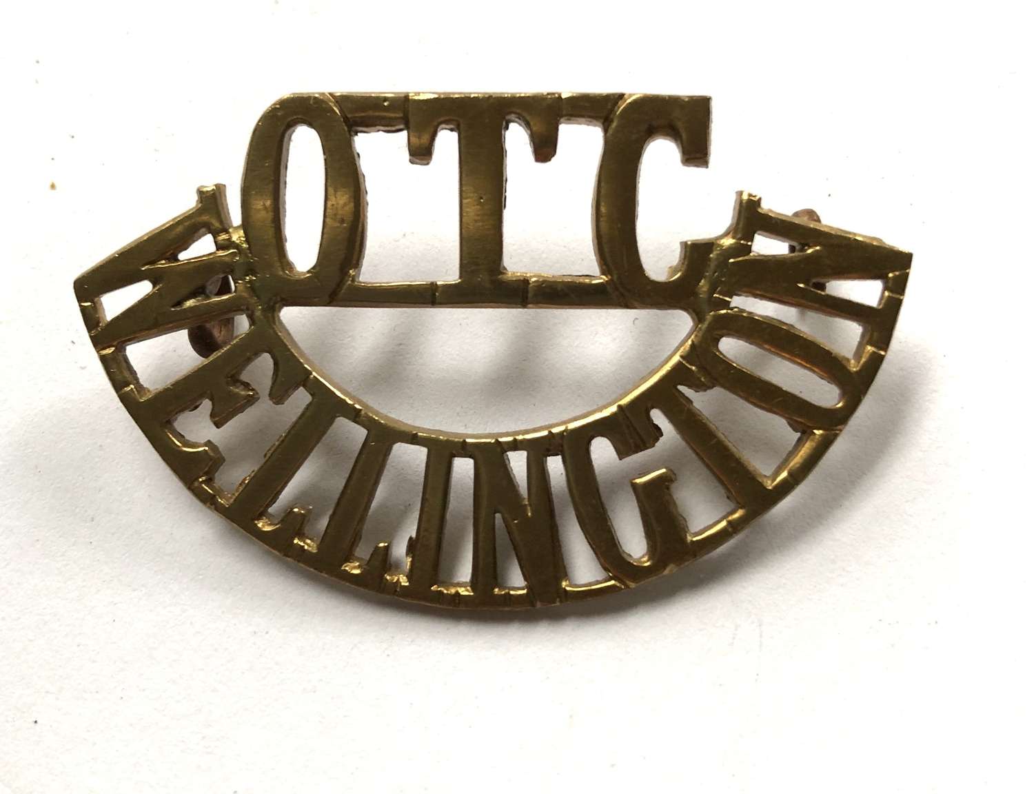 OTC / WELLINGTON shoulder title circa 1908-40