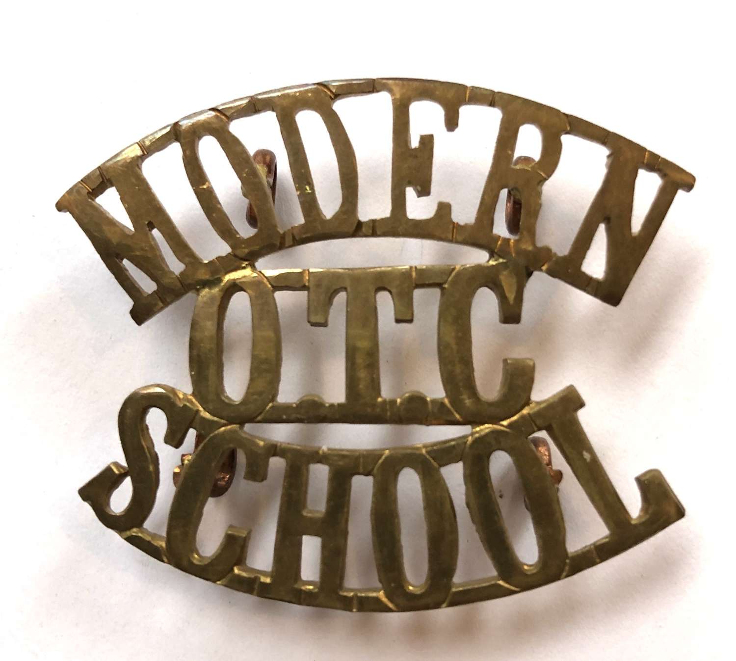 MODERN  / OTC /  SCHOOL shoulder title c1908-40