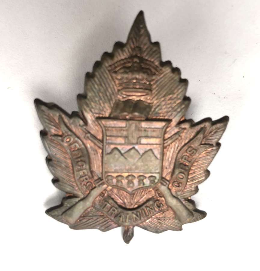 Canada. Alberta University Contingent cap badge by Jackson Bros