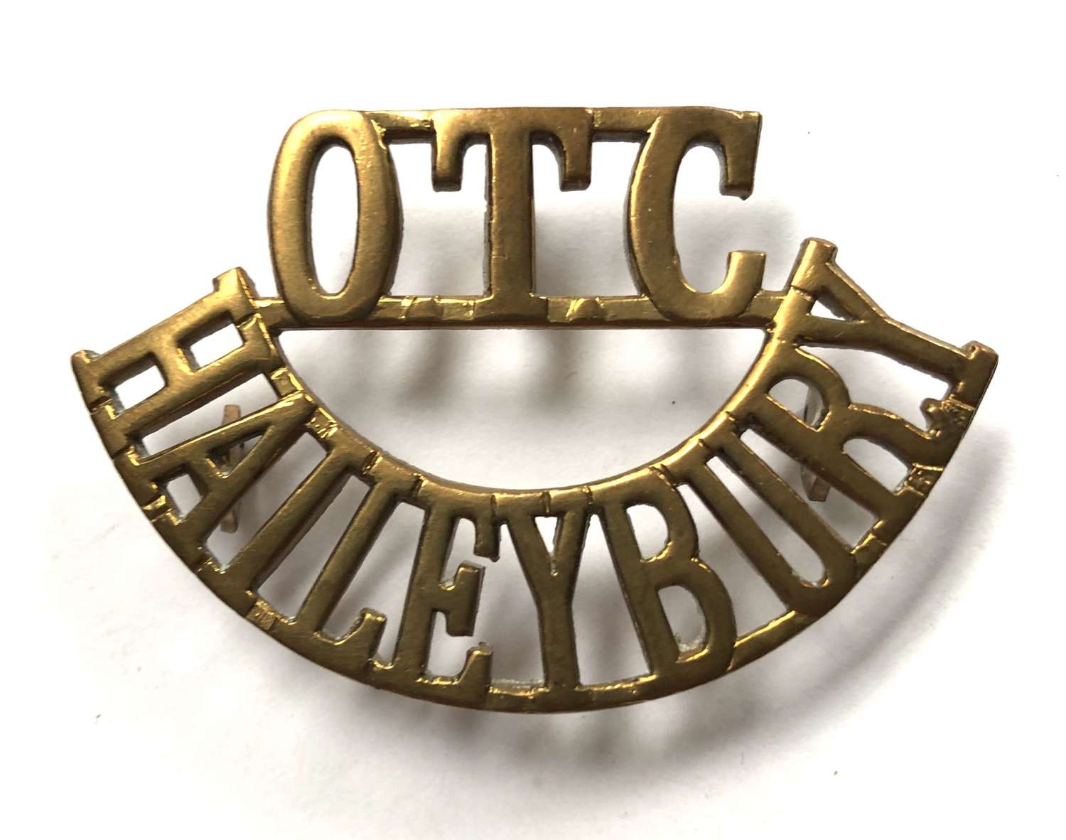 OTC / HAILEYBURY shoulder title c1908-40
