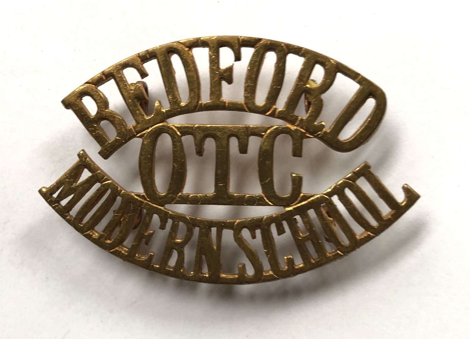 BEDFORD / OTC / MODERN SCHOOL shoulder title