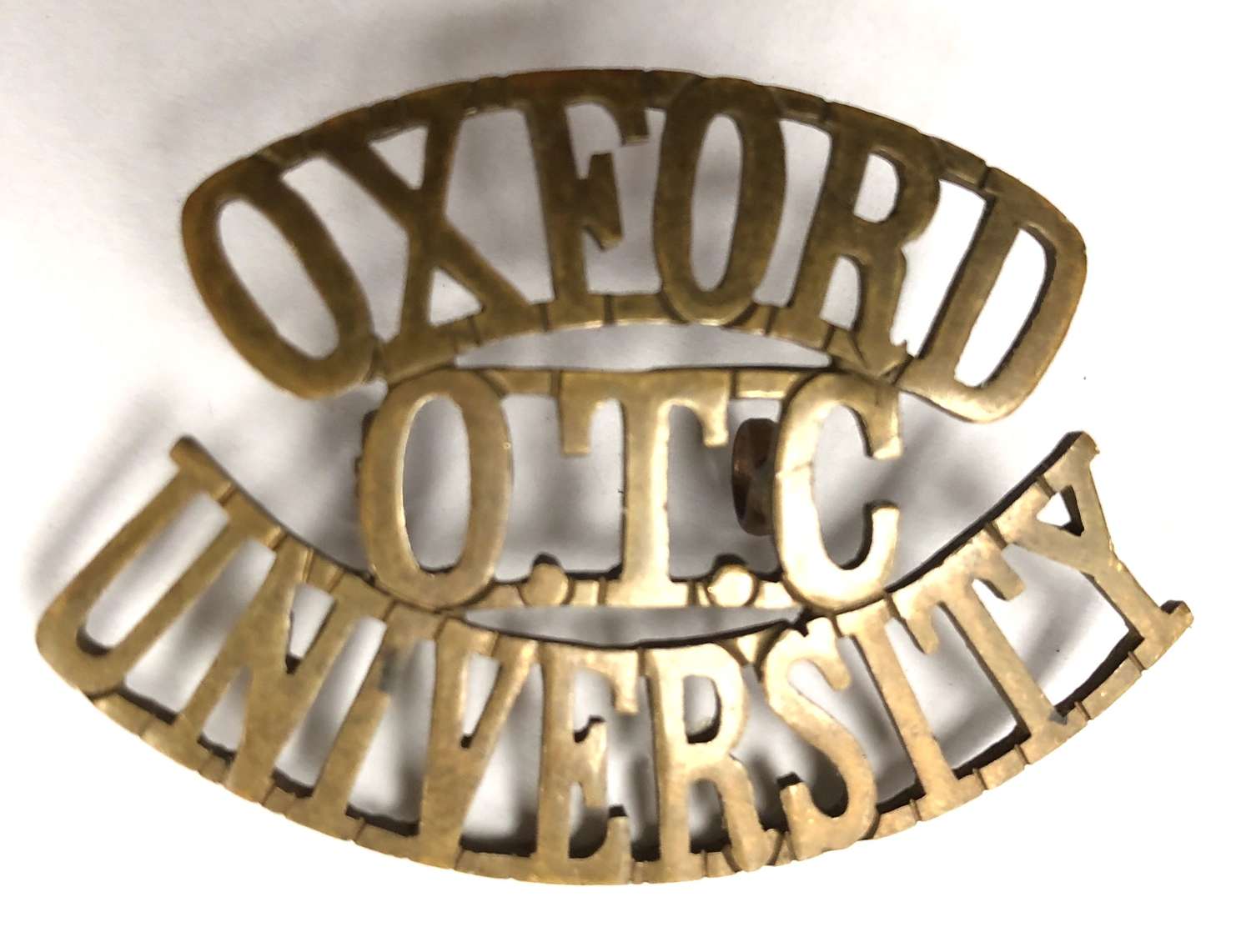 OXFORD / OTC / UNIVERSITY large pattern shoulder title