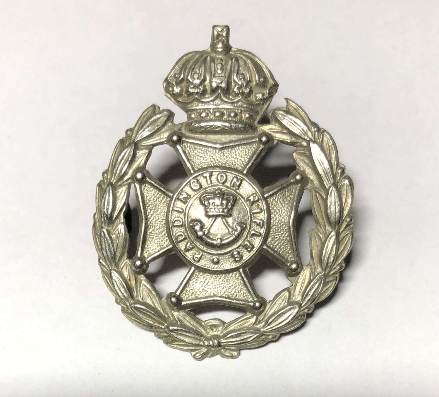 Paddington Rifles Victorian Field Service cap badge