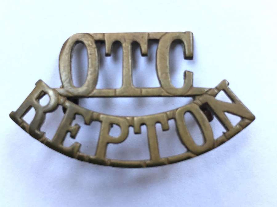 OTC / REPTON shoulder title circa 1908-40
