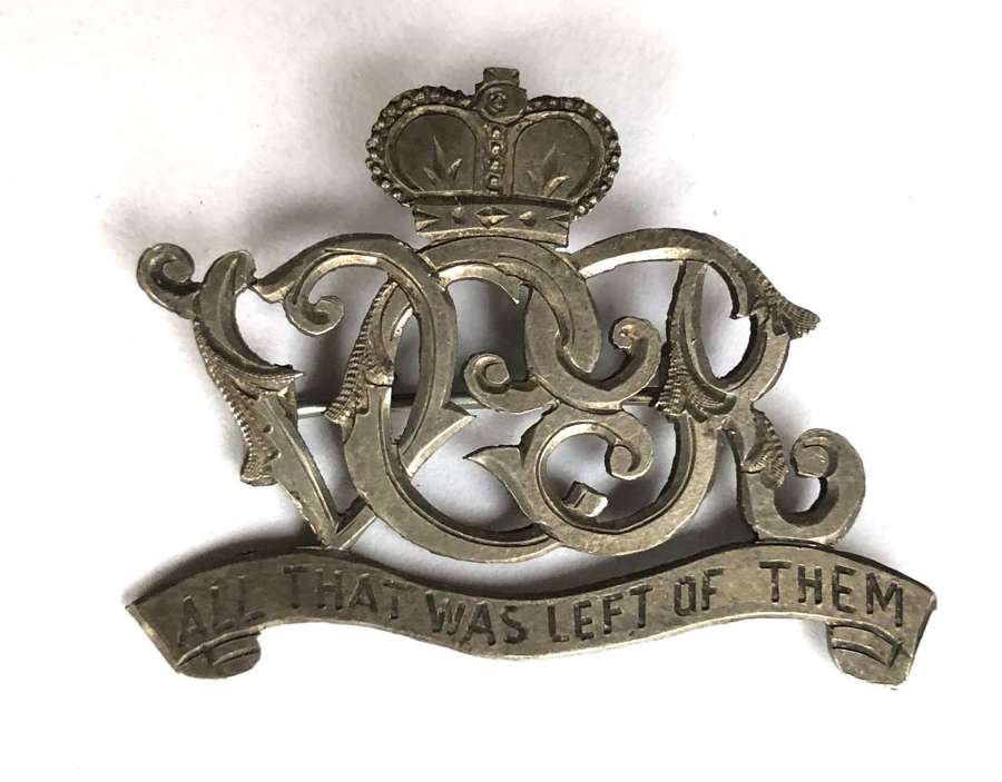 Natal Volunteer Composite Regiment Boer War slouch hat badge