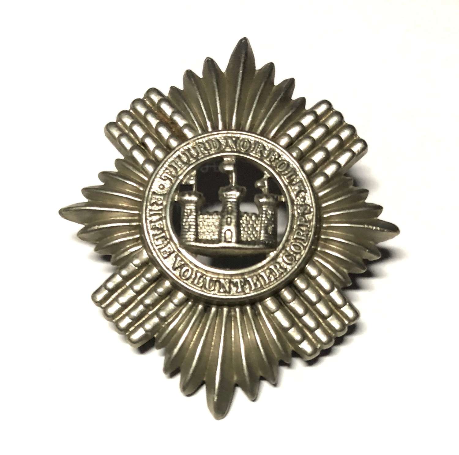 3rd Norfolk Rifle Volunteers Victorian glengarry badge