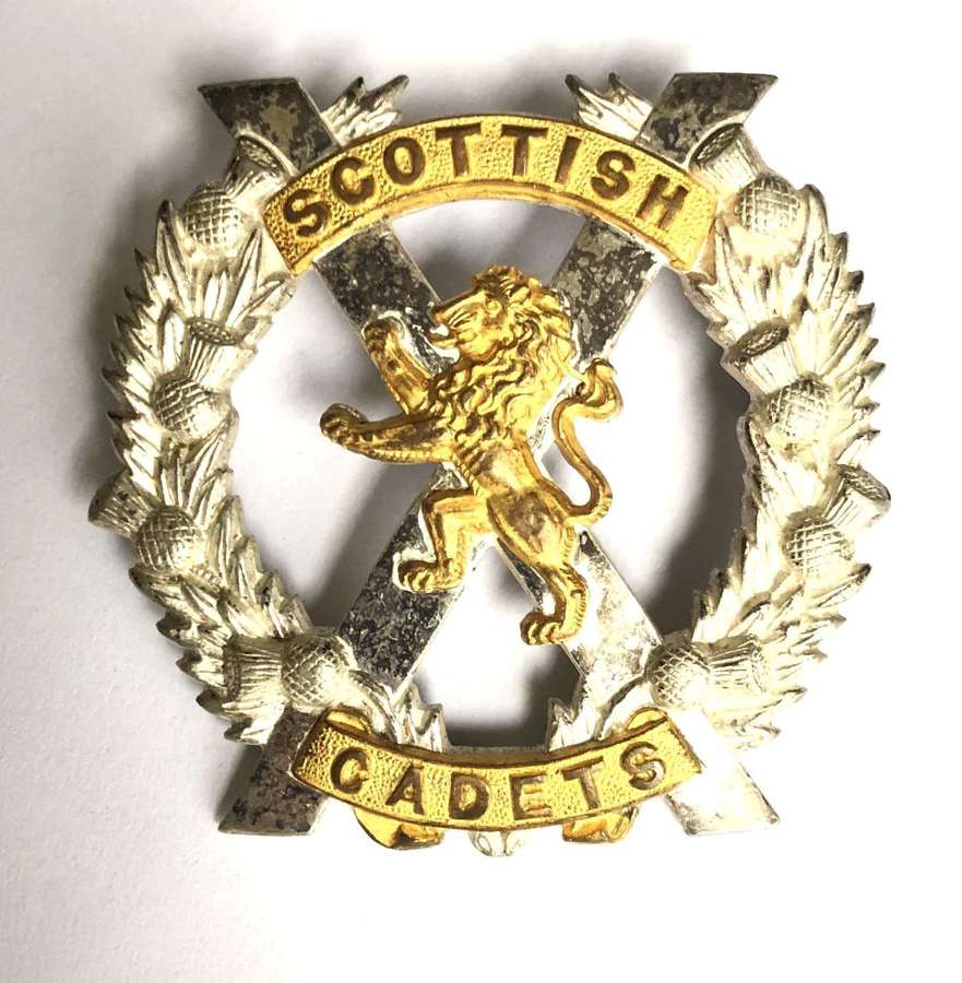 Scottish Cadets Officer’s glengarry badge