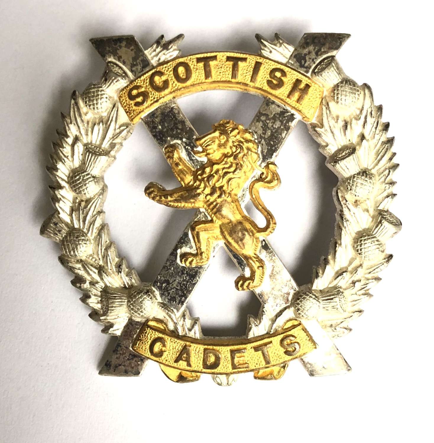 Scottish Cadets Officer’s glengarry badge
