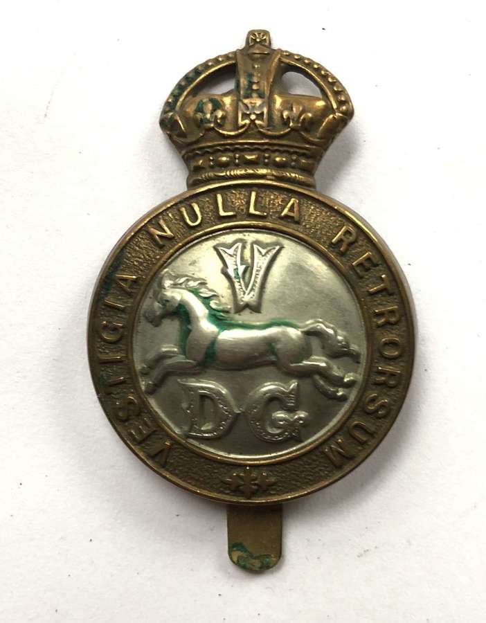 5th (Princess Charlotte of Wales's) Dragoon Guards cap badge c1901-22