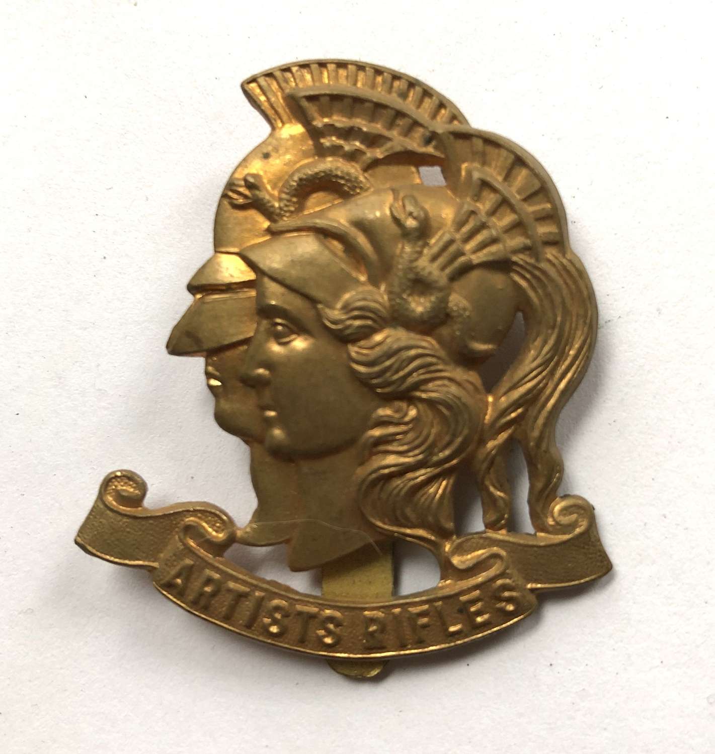28th County of London Regiment Artists Rifles cap badge