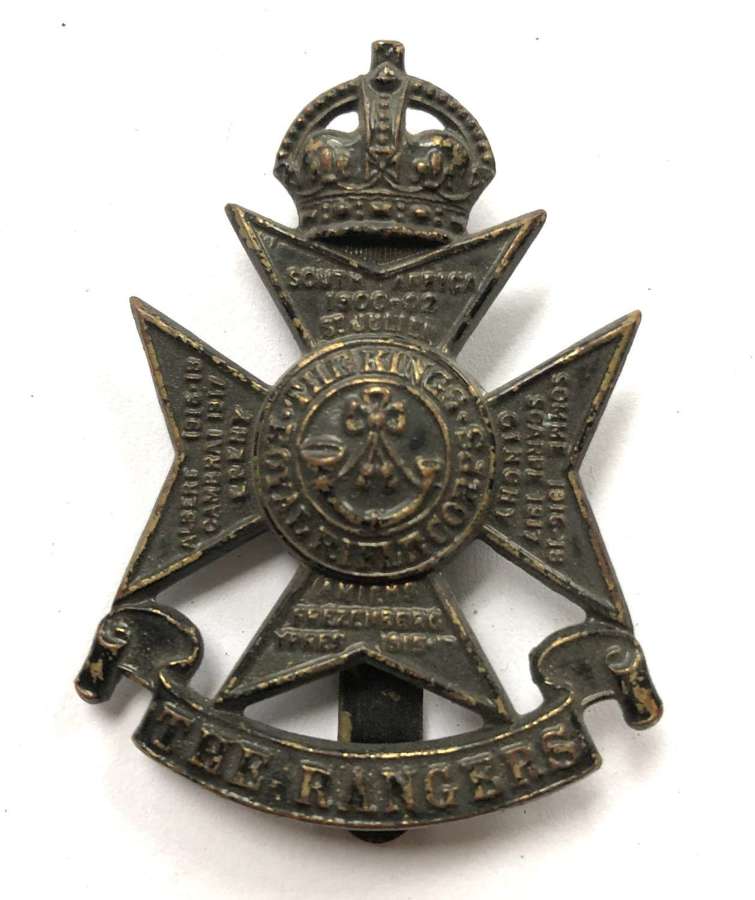 12th (County of London) The London Regiment Rangers WW2 cap badge