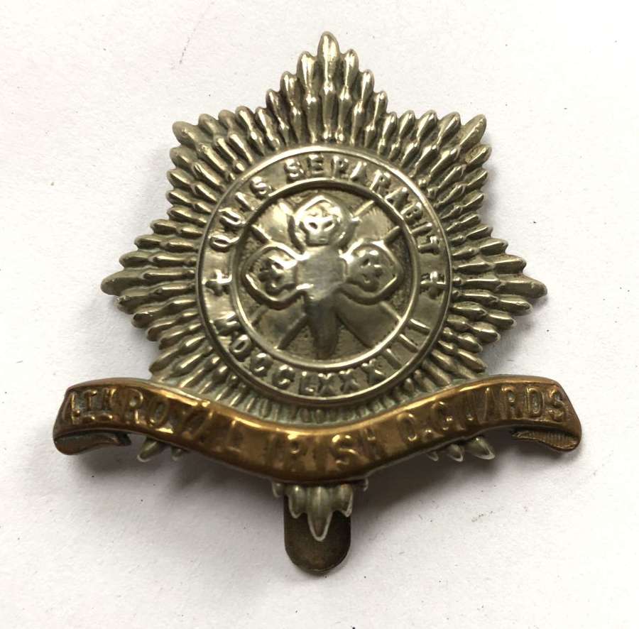 4th Royal Irish Dragoon Guards cap badge circa 1896-1922