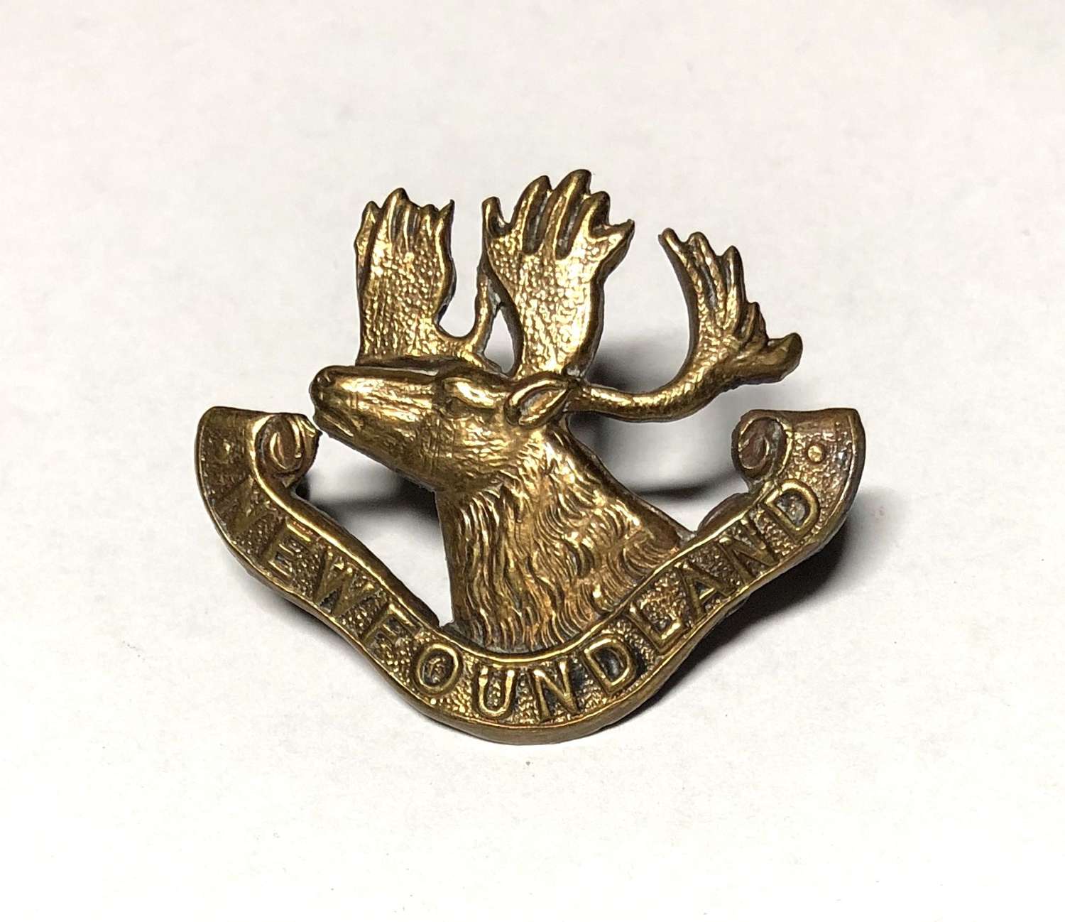 Canadian 1st Newfoundland Regiment cap badge circa 1914-18