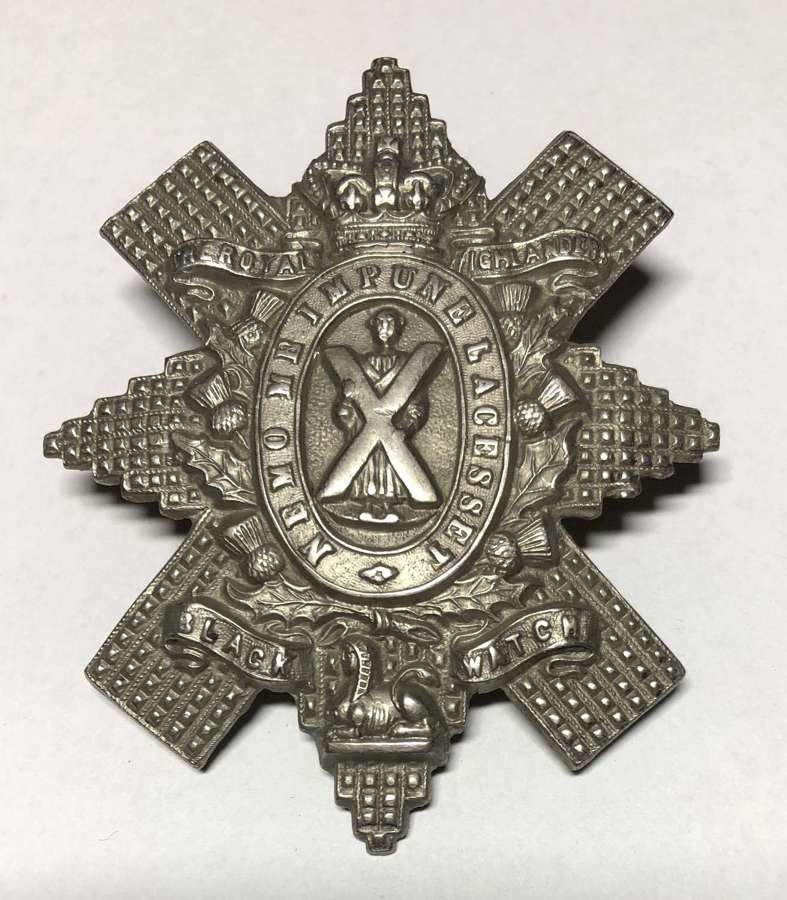 Black Watch Victorian glengarry badge c1881-1901