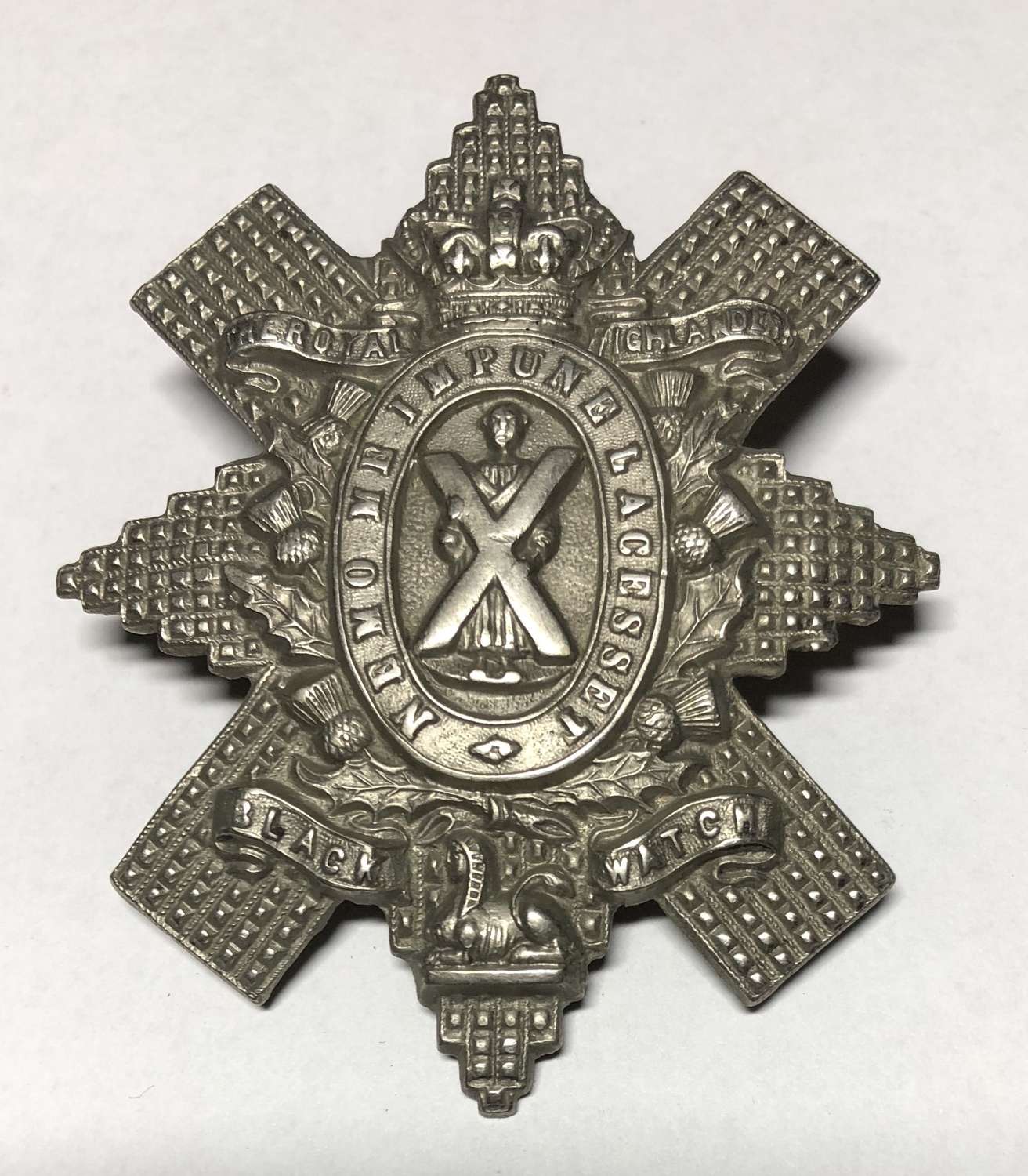 Black Watch Victorian glengarry badge circa 1881-1901
