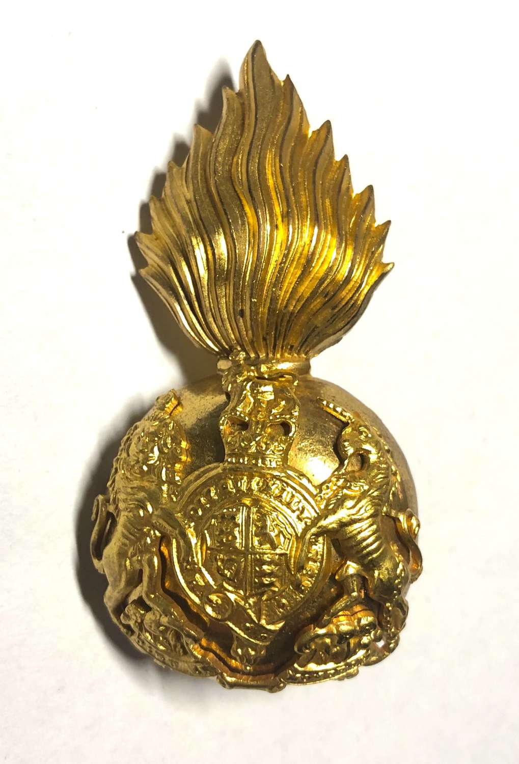 Royal Scots Fusiliers Officer’s cap/glengarry badge circa 1953-59