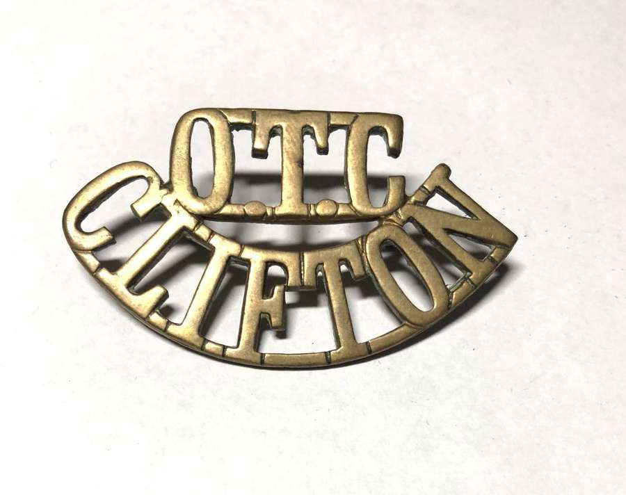 OTC / CLIFTON shoulder title circa 1908-40