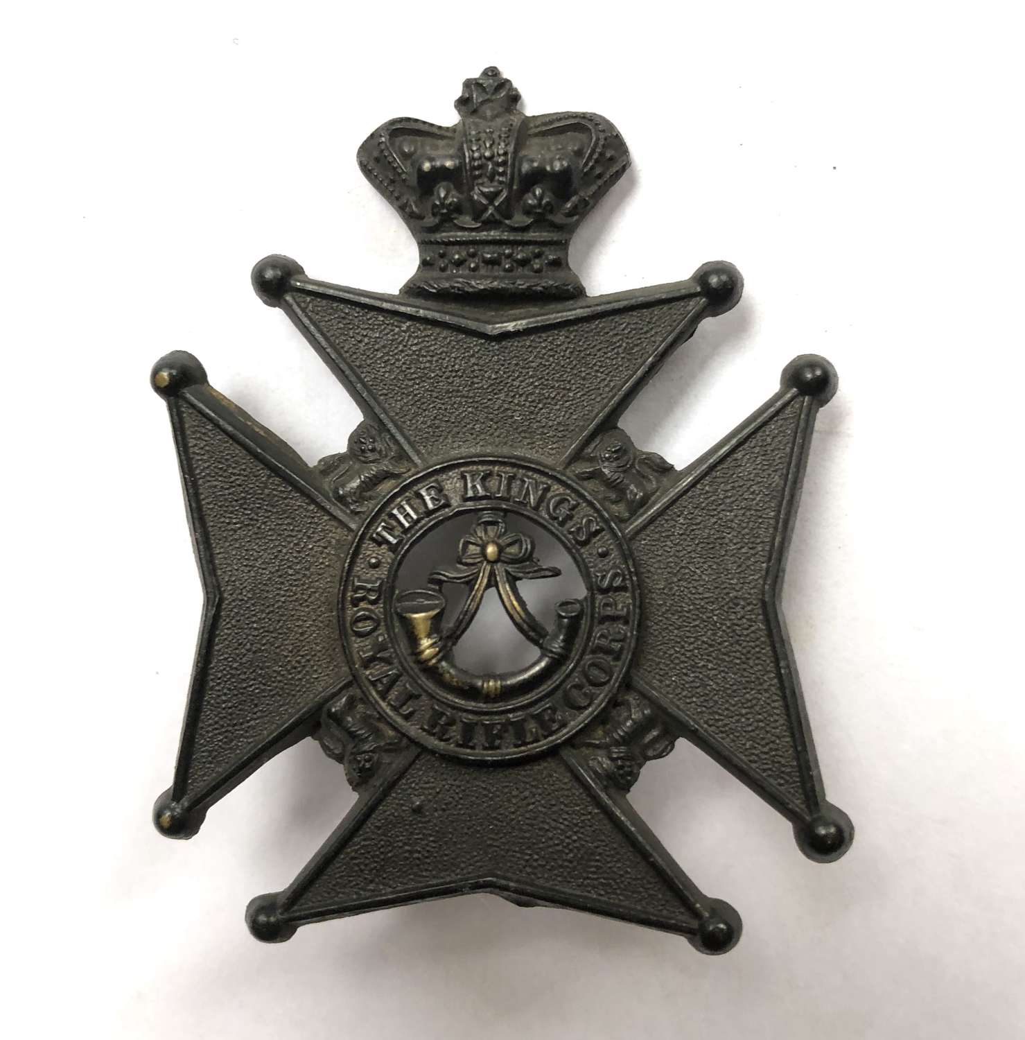 King’s Royal Rifle Corps Militia Battalions Victorian glengarry badge