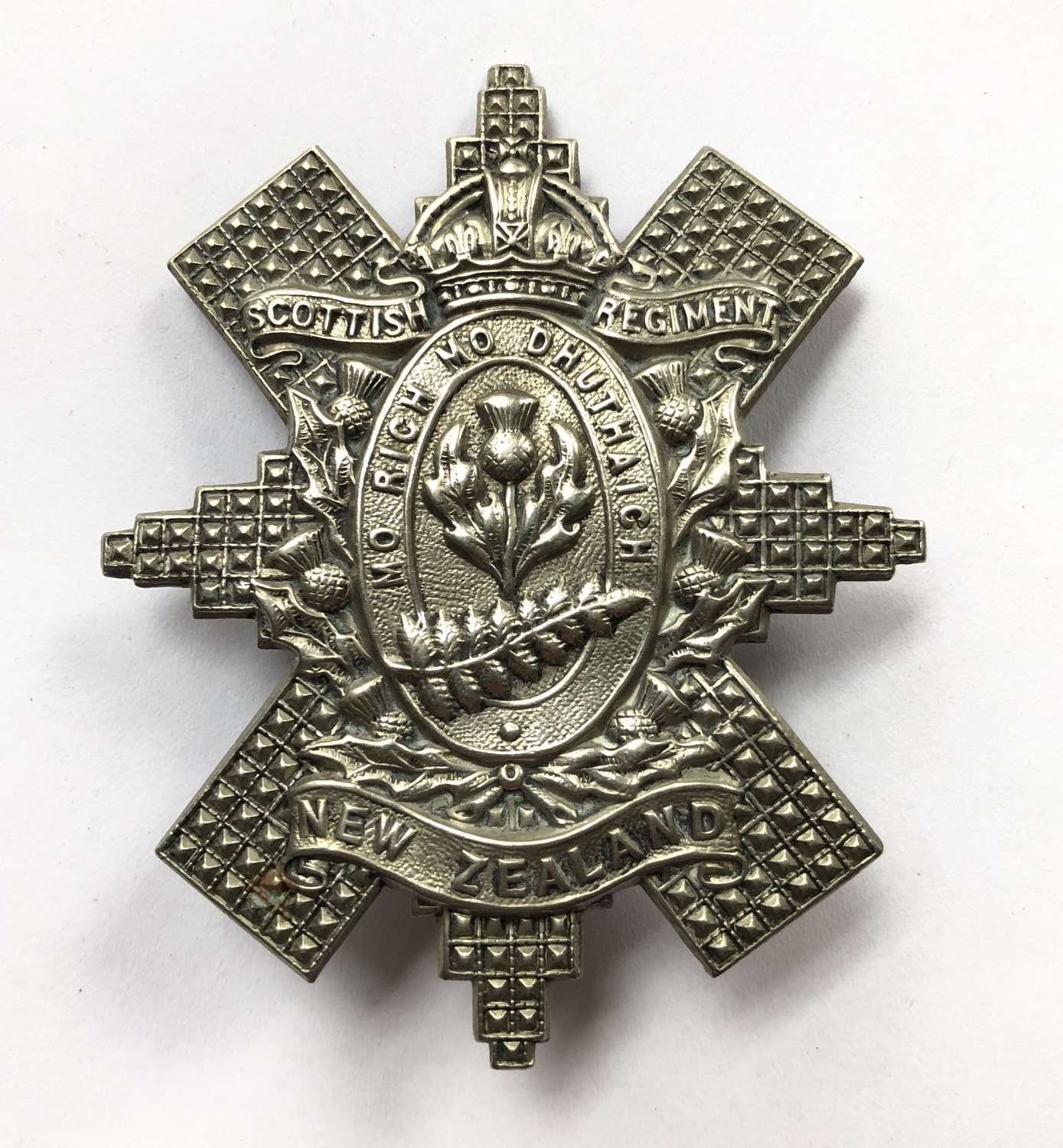 New Zealand Scottish Regiment head-dress badge