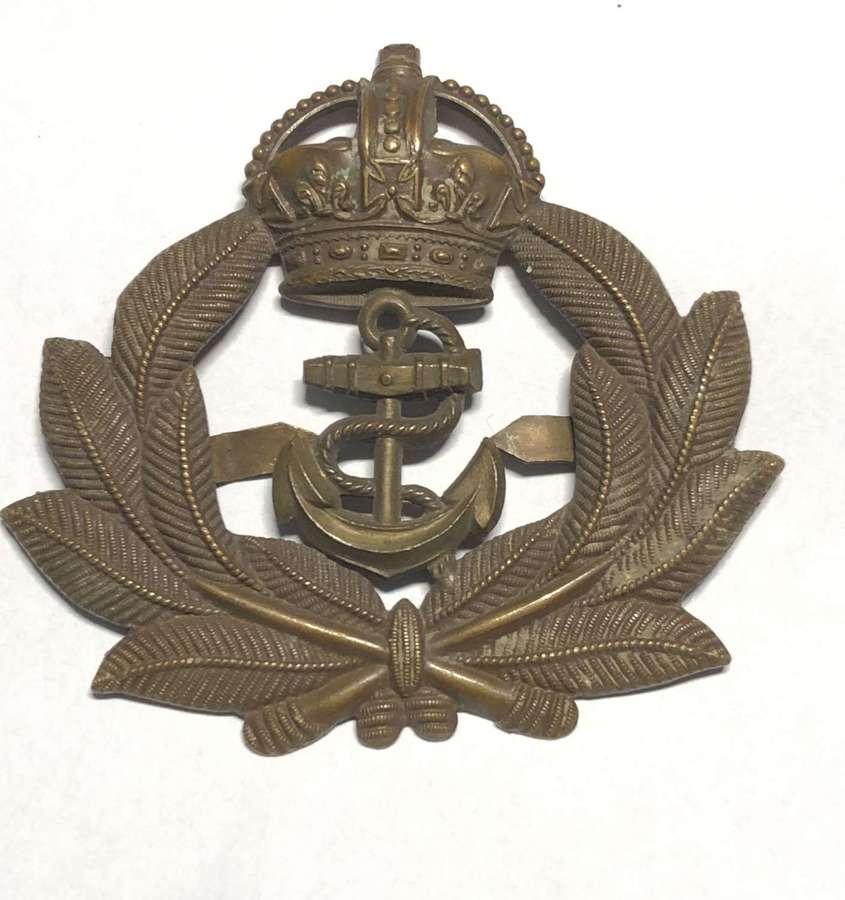 Royal Naval Division Officer RND WW1 OSD cap badge circa 1915-18