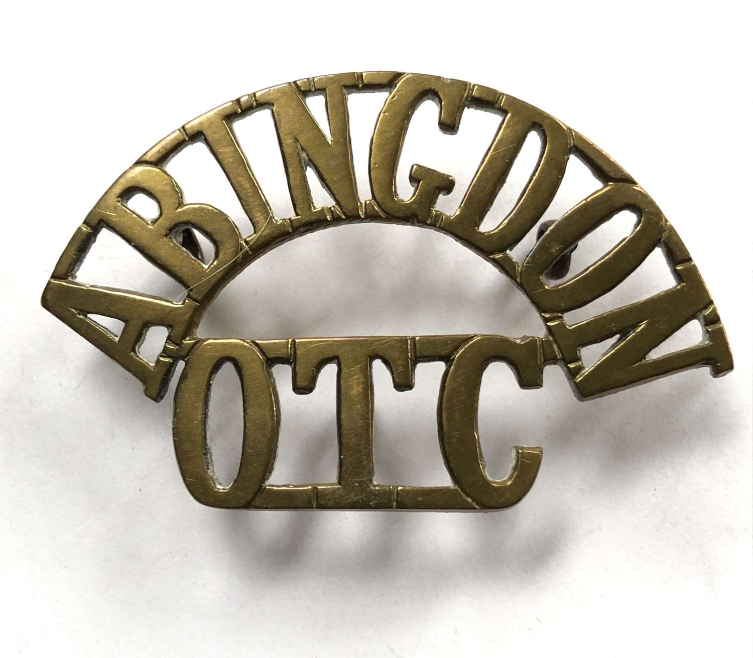 ABINGDON / OTC  shoulder title c1908-40
