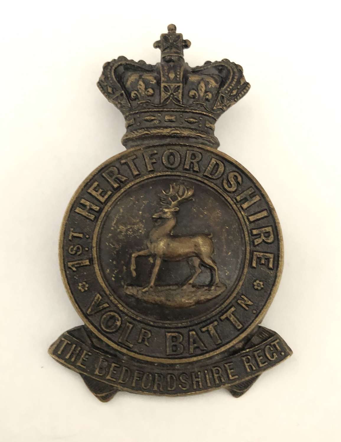 1st (Hertfordshire) VB Bedfordshire Regiment Victorian glengarry