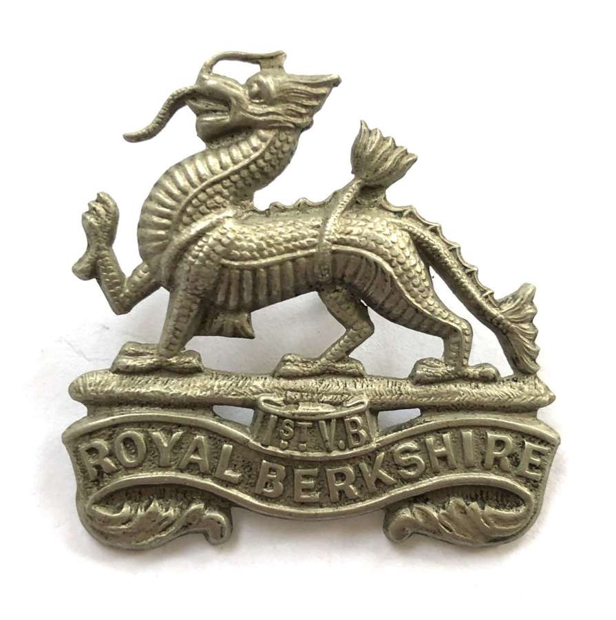 1st (Reading) VB Royal Berkshire Regiment cap badge circa 1896-1908110